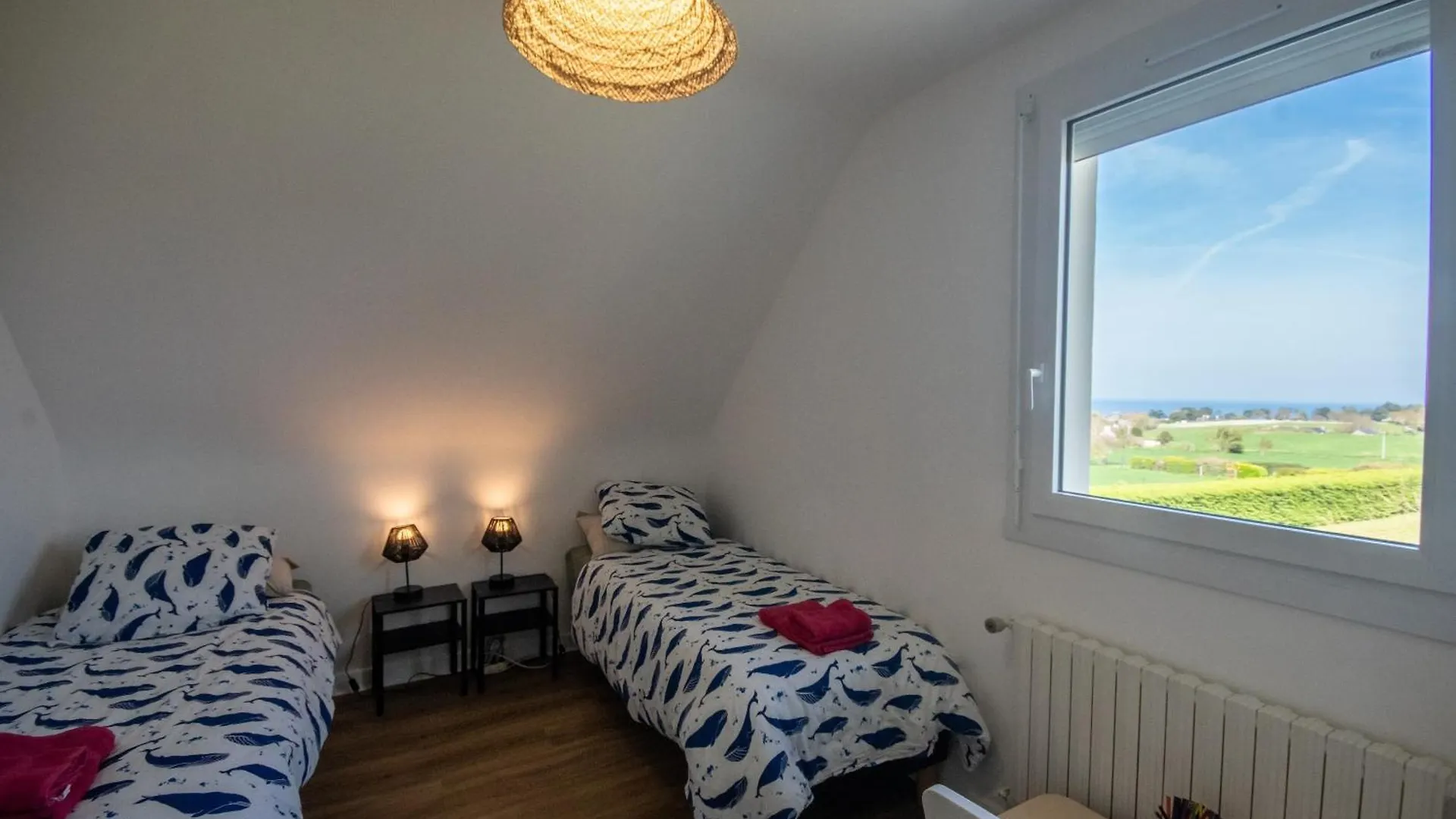 Semesterbostad L'Escapade Maison Familiale 3 Etoiles Jardin & Vue Mer, Proche Plage Plérin